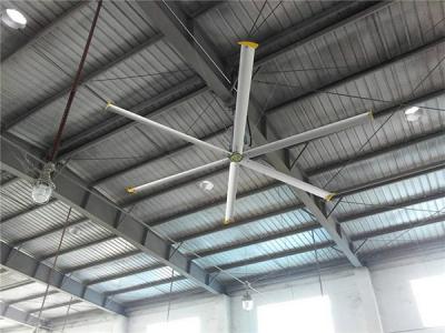包裝印刷生產車間安裝7.3米工業(yè)大風扇降溫工程案例